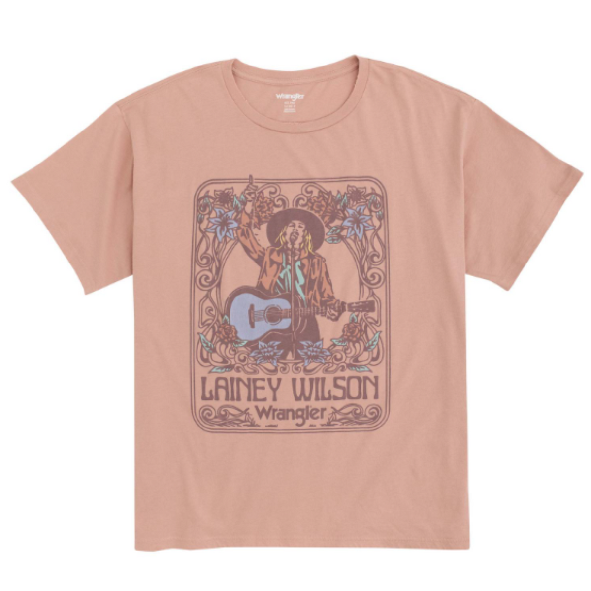 Wrangler X Lainey Wilson Misty Rose Tee