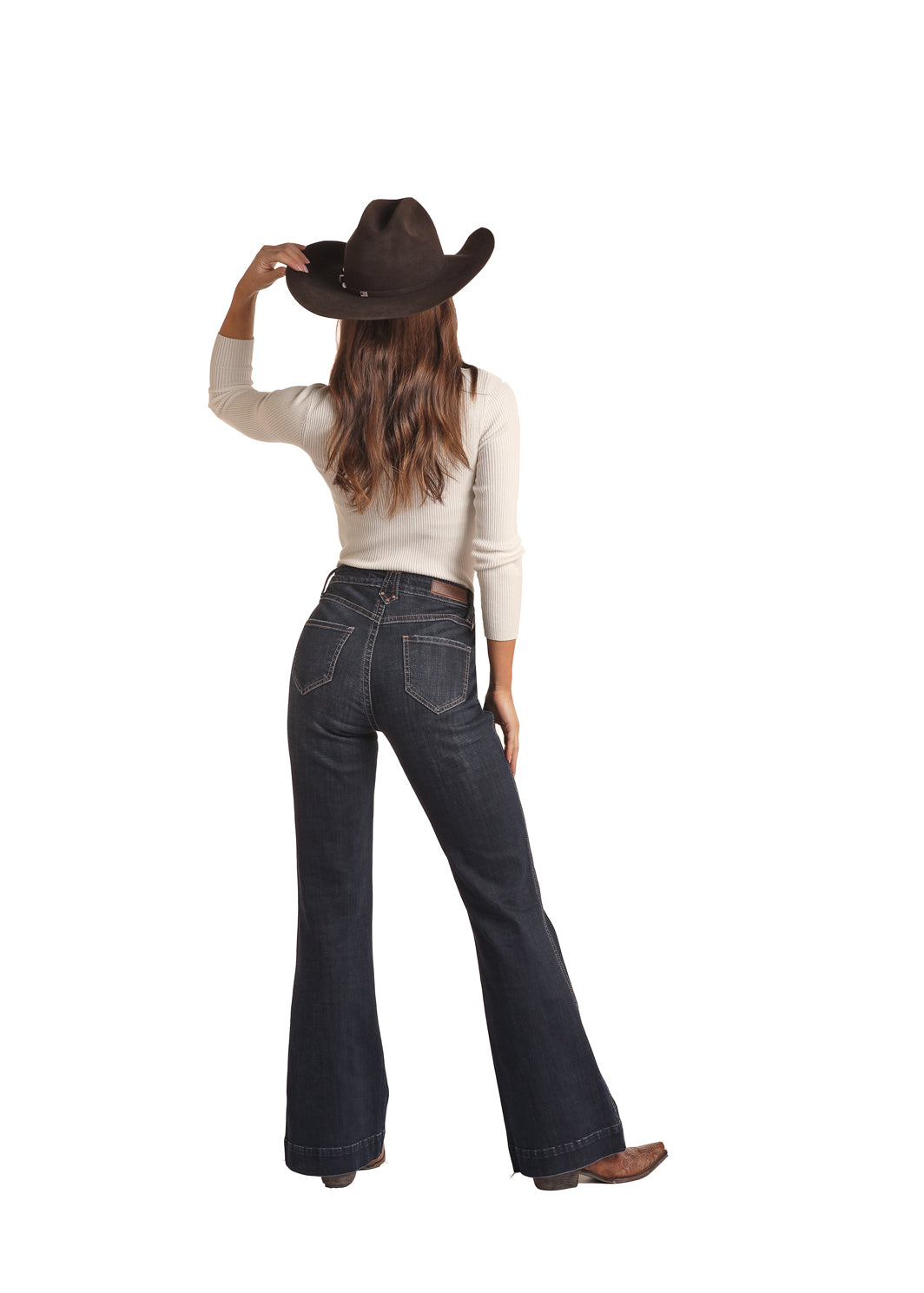 Rock & Roll River Detail High Rise Trouser