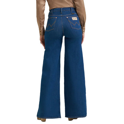 Wrangler X Lainey Wilson Ladies Cheeky Wide Leg Blue Jean