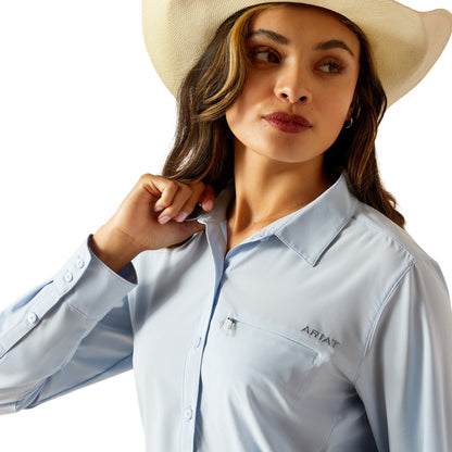 Ariat Venttek Chambray Blue Long Sleeve Shirt
