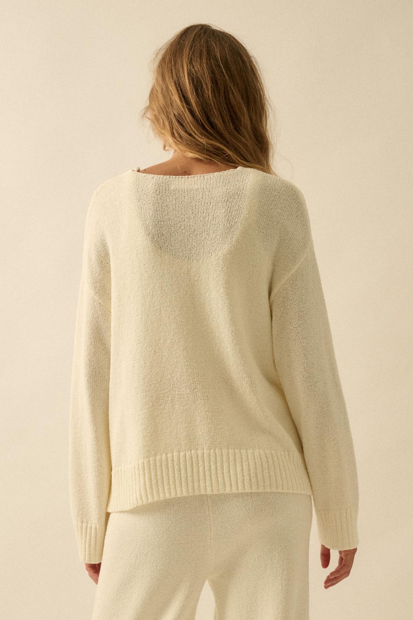 Promise the Label Textured Knit Cardigan and Tank