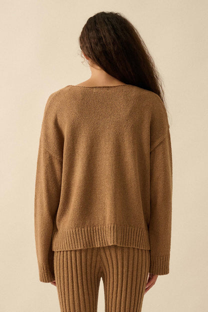 Promise the Label Textured Knit Cardigan and Tank