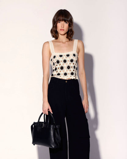 Beverly Tank Top, Dot Crochet