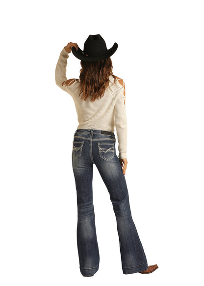 Rock & Roll Vintage Mid Rise Trouser