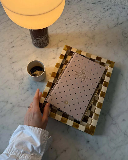 The Five Minute Journal (Beige Polka Dot)