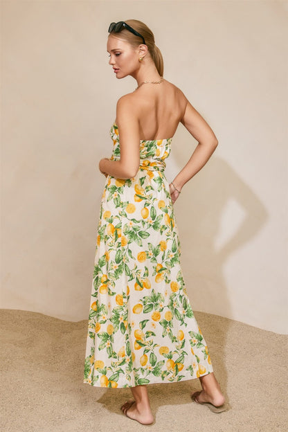 Sicilian Summer Midi Dress
