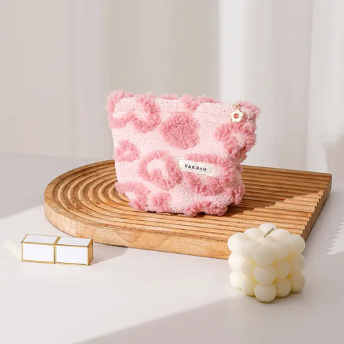 Small Cute Heart Makeup Bag
