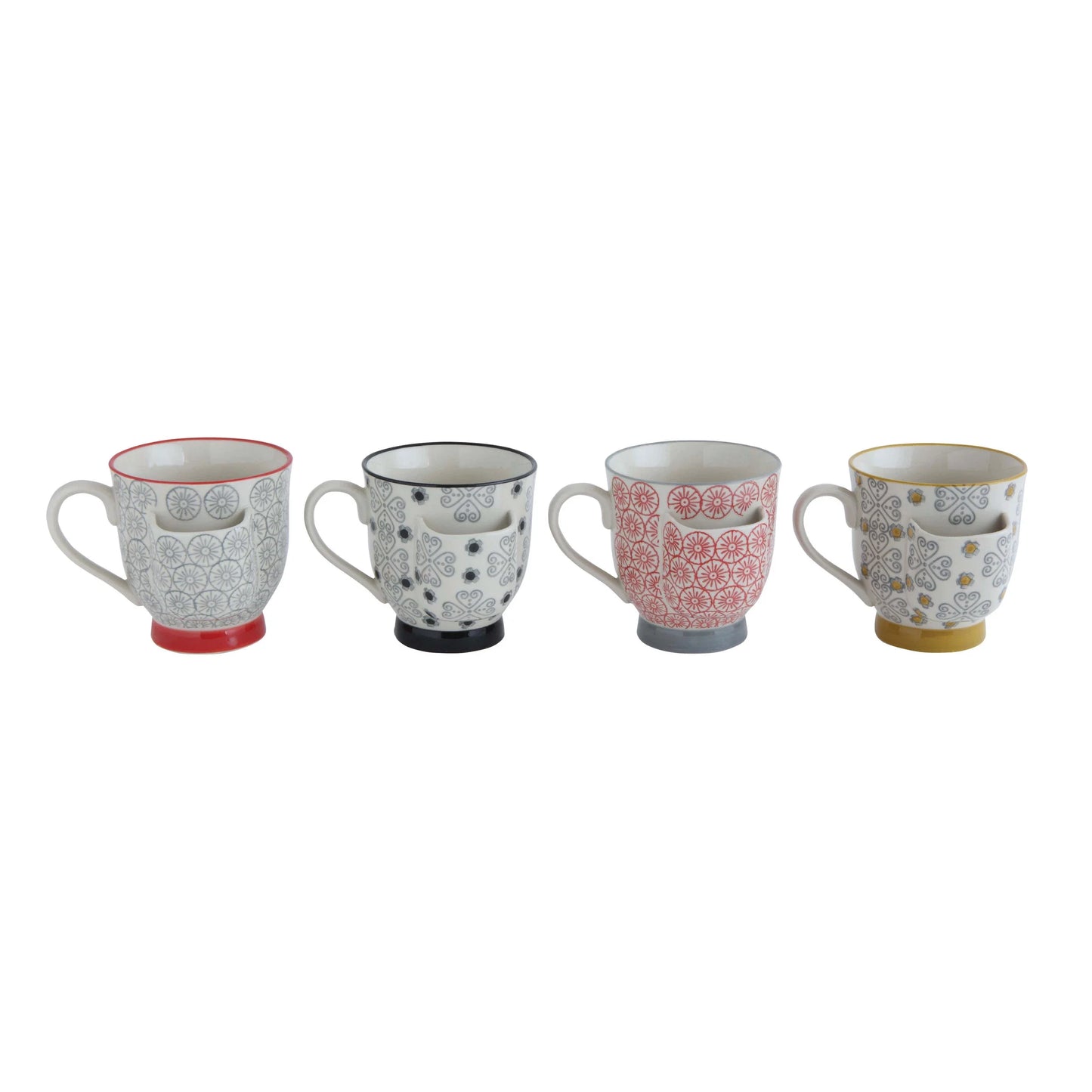 Stamped Tea Bag Holder Mug