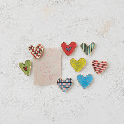 Stripe Heart Magnet