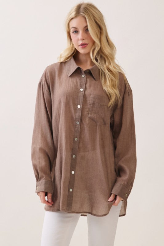Wren Button Top