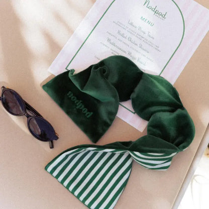 Weighted Sleep Mask (Green Cabana)