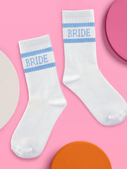 Something Blue Bride Socks