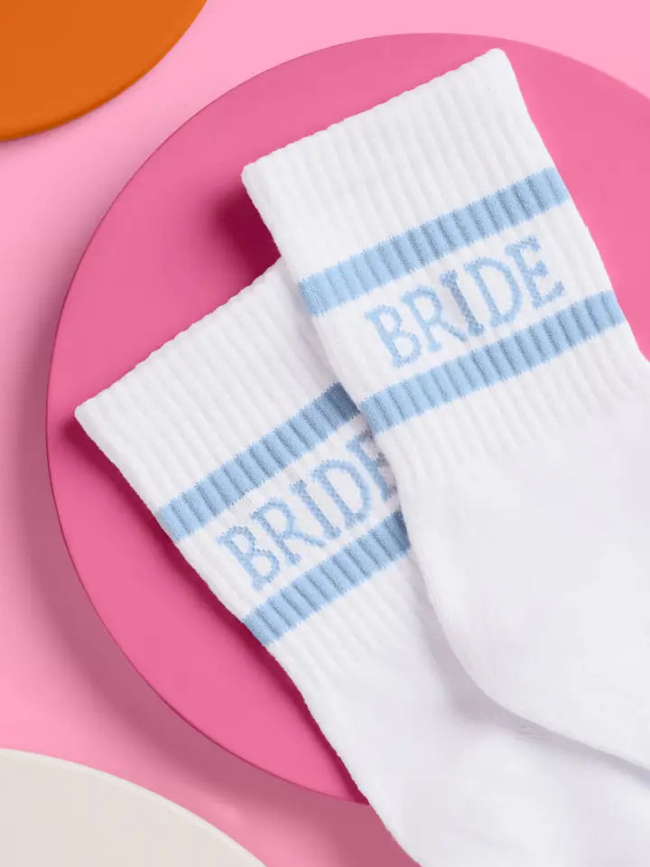 Something Blue Bride Socks