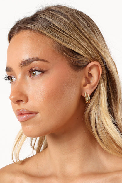 Emily Earrings - Gold